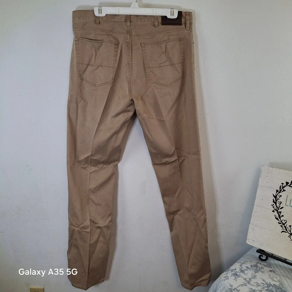 Polo Ralph Lauren 67 Straight Leg‎ Chinos Mens 36x34 Tan Khaki Cotton Pants